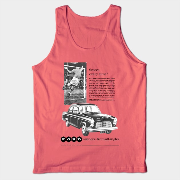 FORD ANGLIA DE LUXE - advert Tank Top by Throwback Motors